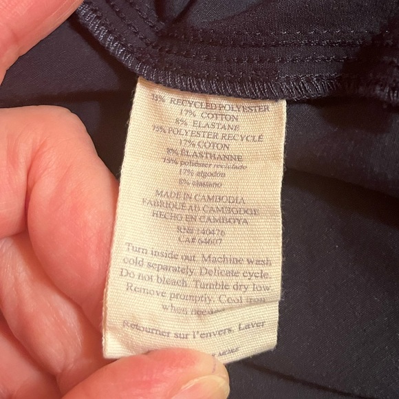 Faherty All Day Polo Dress in Navy Blazer - Picture 9 of 12